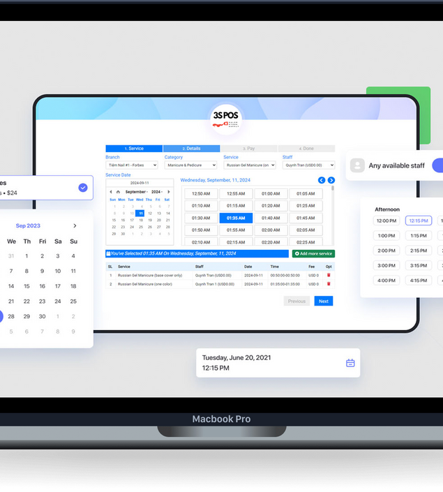 POS Booking service